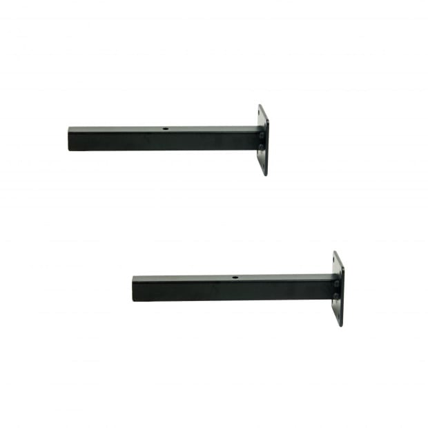 20cm Floating Shelf Brackets Metal Shelving Supports 4-pack Image 2
