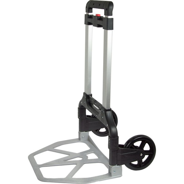 150kg Portable Cart Folding Push Hand Collapsible Luggage Trolley Image 7