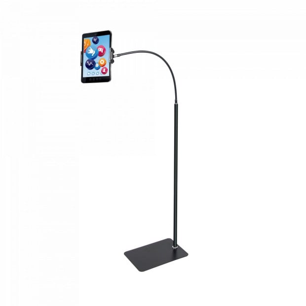 Adjustable Floor Mount Holder Bracket For 4-9.5in Tablet Phone Stand Image 5