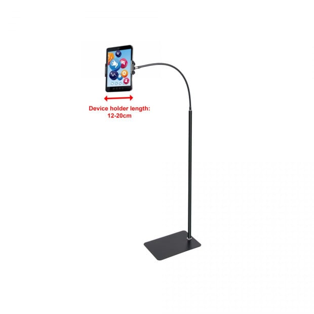 Adjustable Floor Mount Holder Bracket For 4-9.5in Tablet Phone Stand Image 8