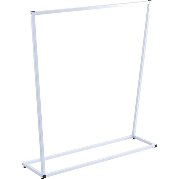 Commercial Clothing Garment Rack Shop White Image 11
