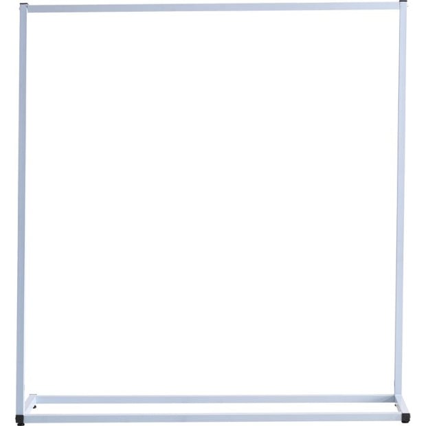 Commercial Clothing Garment Rack Shop White Image 12