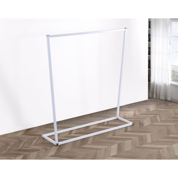 Commercial Clothing Garment Rack Shop White Image 2