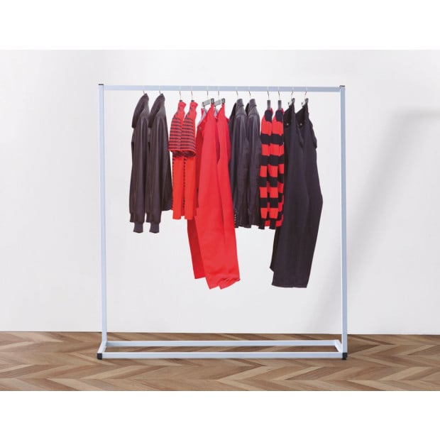 Commercial Clothing Garment Rack Shop White Image 3