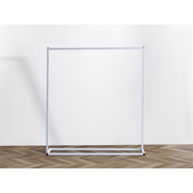 Commercial Clothing Garment Rack Shop White Image 4