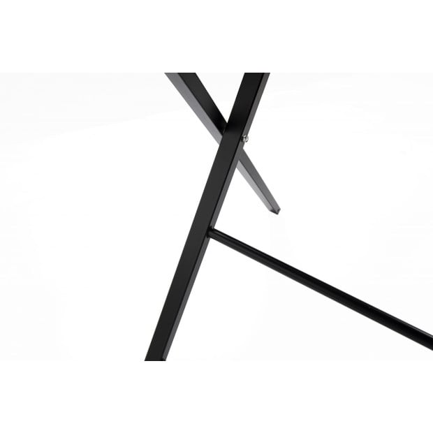 Folding Desk With Shelf Computer Table Side Home Office Furniture Image 10