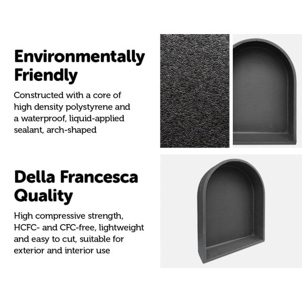 Shower Niche - Arch 450 X 350 X 90mm Prefabricated Wall Renovation Image 3