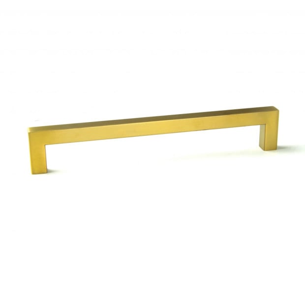 Brushed Brass Drawer Kitchen Cabinet Handles - Gold Finish 192mm Image 8