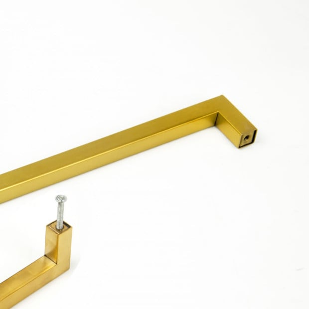 Brushed Brass Drawer Kitchen Cabinet Handles - Gold Finish 192mm Image 9