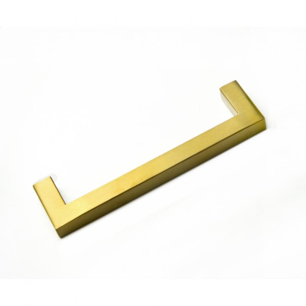 15x Brushed Brass Drawer Kitchen Cabinet Handles - Gold Finish 128mm Image 8