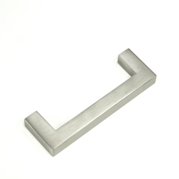 Brushed Nickel Stainless Steel Kitchen Cabinet Square Handles 15-pack Image 10