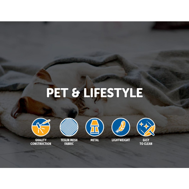 110 X 65cm Dog Pet Bed Foldable Portable Outdoor Raised Basket Image 2