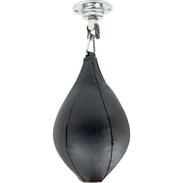 Boxing Speed Bag Cowhide Leather Mma Punching Focus Bag Training Speed Image 4