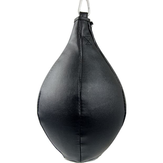 Boxing Speed Bag Cowhide Leather Mma Punching Focus Bag Training Speed Image 5