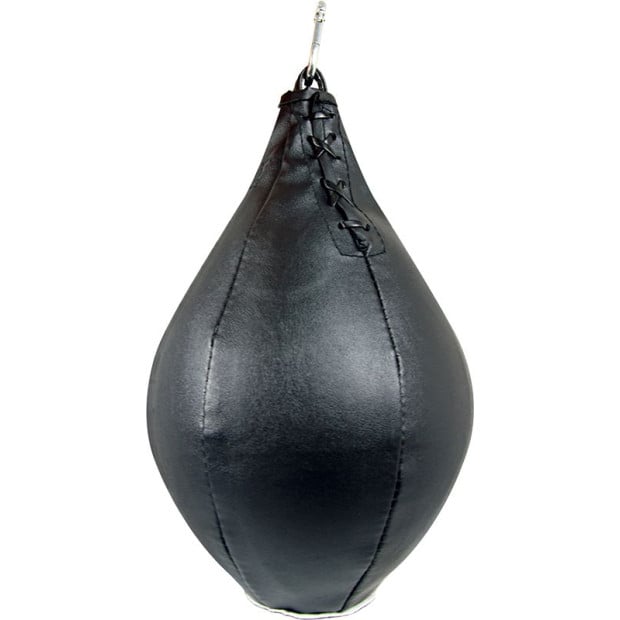 Boxing Speed Bag Cowhide Leather Mma Punching Focus Bag Training Speed Image 6