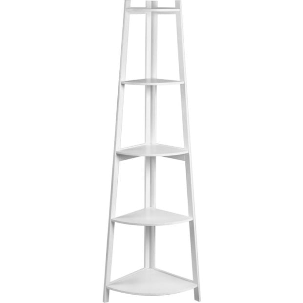 Corner Ladder Shelf Bookcase Display Storage Unit Image 7