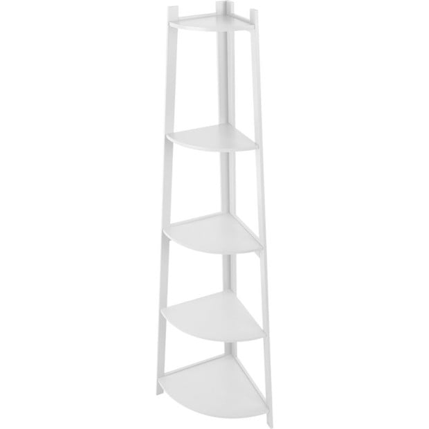 Corner Ladder Shelf Bookcase Display Storage Unit Image 9