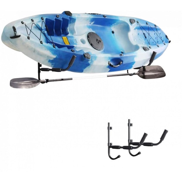 Kayak Canoe Wall-mounted Rack Storage Brackets Swivel Sports Design Image 5