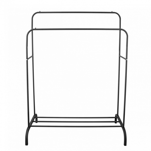 Heavy Metal Double Clothes Rail Hanging Rack Stand Storage Shelf Image 3