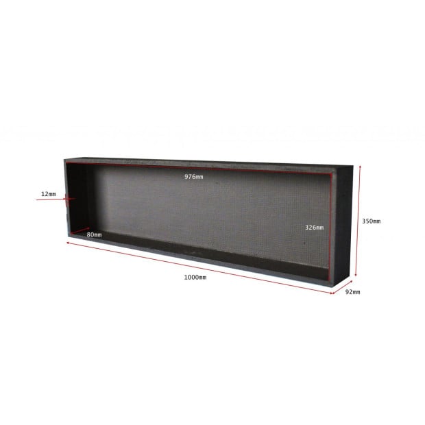 Shower Niche 350 X 1000 X 92mm Prefabricated Wall Bathroom Renovation Image 9