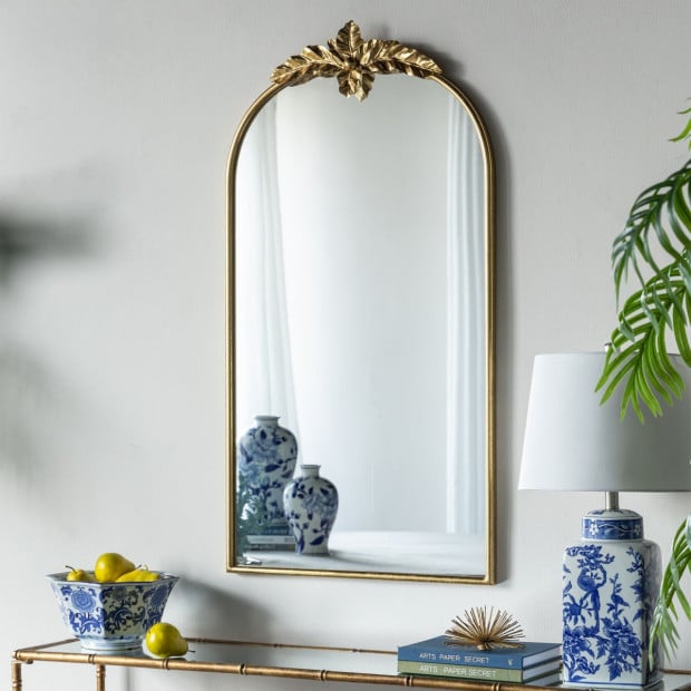 Marion Tall Gold Wall Mirror 107x61x5cm Image 3