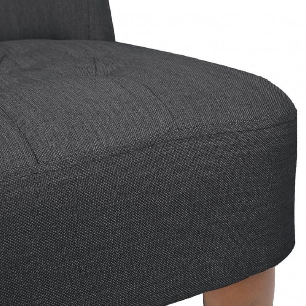 French Chair Grey Fabric Image 6