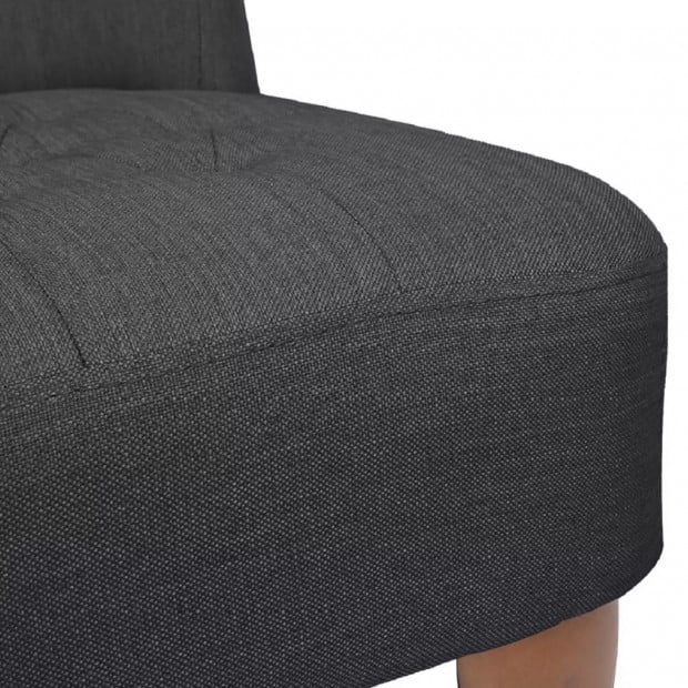 French Chairs 2 Pcs Grey Fabric Image 7