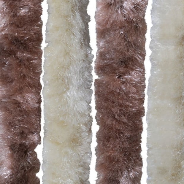 Insect Curtain Beige And Light Brown 90x220 Cm Chenille Image 4