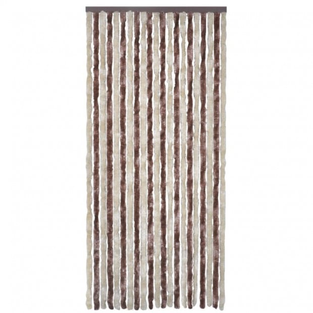 Insect Curtain Beige And Light Brown 100x220 Cm Chenille