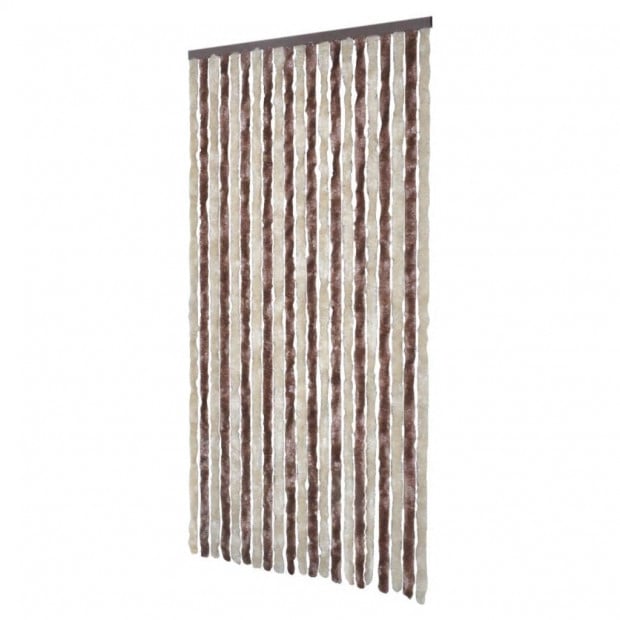Insect Curtain Beige And Light Brown 100x220 Cm Chenille Image 3