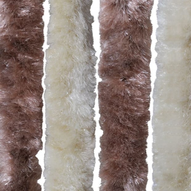 Insect Curtain Beige And Light Brown 100x220 Cm Chenille Image 4