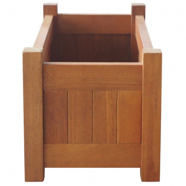 Garden Planter Acacia Wood 50x25x25 Cm Image 3