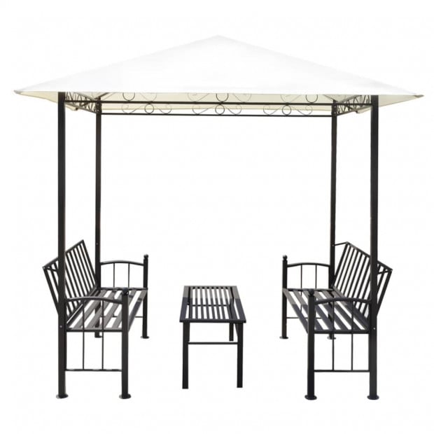 Garden Pavilion With Table And Benches 2.5x1.5x2.4 M Image 4