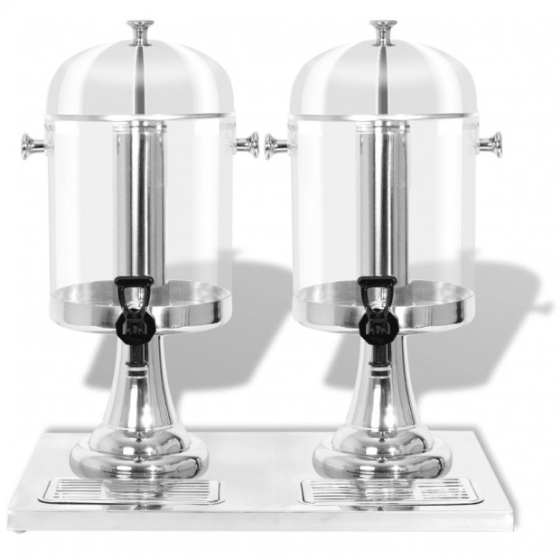 Double Juice Dispenser Stainless Steel 2 X 8 L Image 3