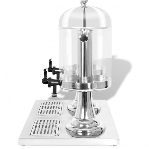 Double Juice Dispenser Stainless Steel 2 X 8 L Image 4