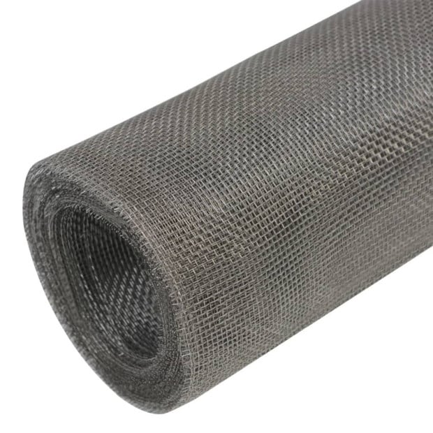 Mesh Screen Stainless Steel 100x500 Cm Silver Image 4