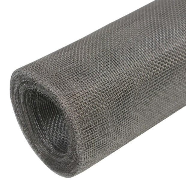 Mesh Screen Stainless Steel 100x1000 Cm Silver Image 4
