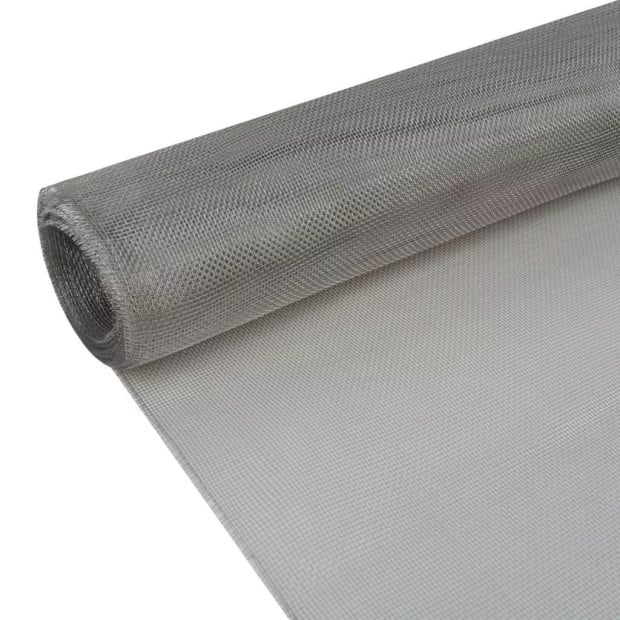 Mesh Screen Stainless Steel 150x500 Cm Silver