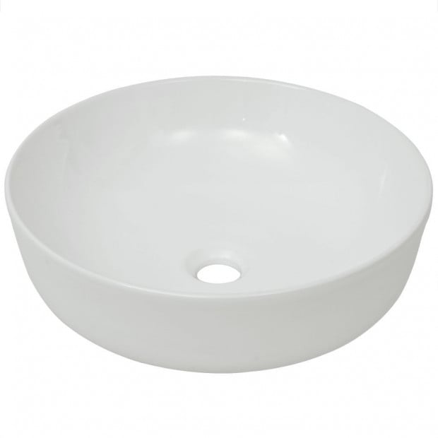 Basin Round Ceramic White 41.5x13.5 Cm Image 2
