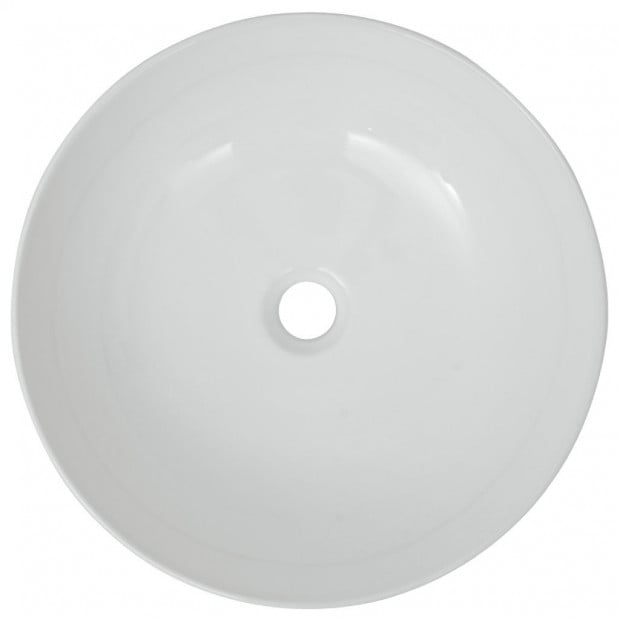 Basin Round Ceramic White 41.5x13.5 Cm Image 3