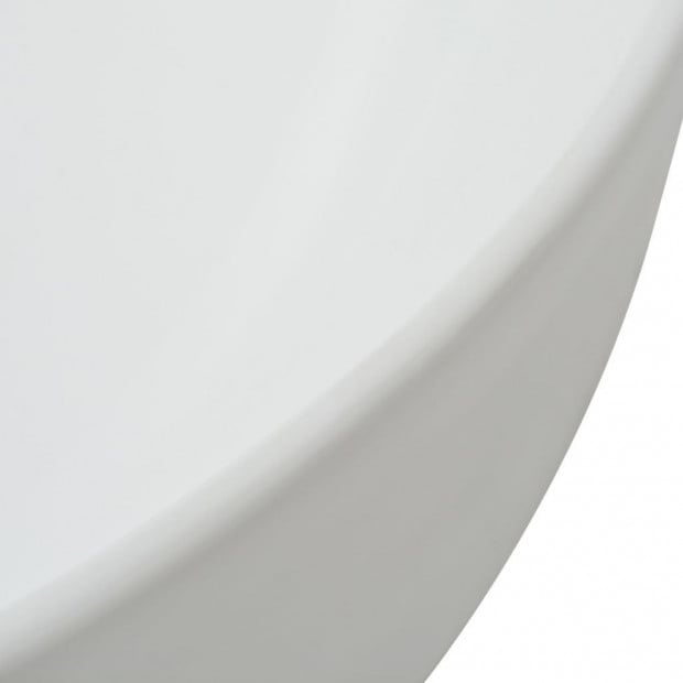 Basin Round Ceramic White 41.5x13.5 Cm Image 4