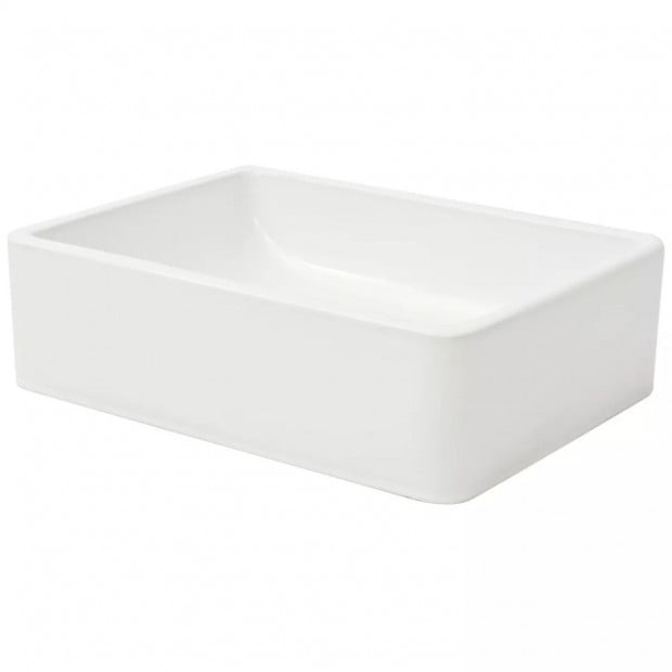 Basin Ceramic White 41x30x12 Cm Image 3