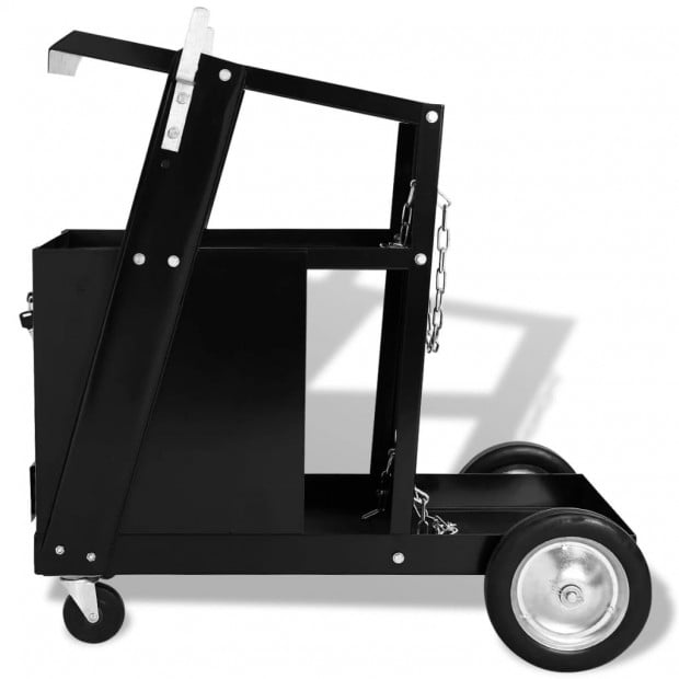 Welding Cart With 4 Drawers Black Image 2