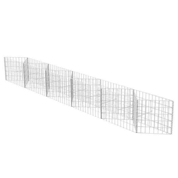 Gabion Basket/planter/raised Vegetable Bed Steel 300x30x50 Cm Image 2