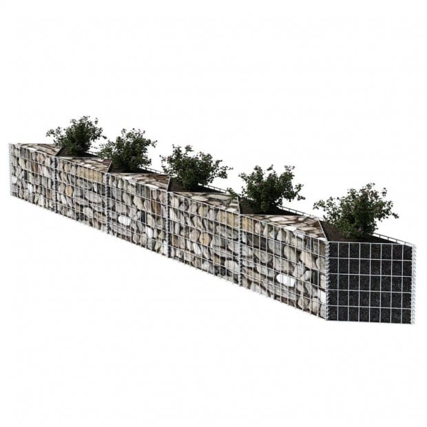 Gabion Basket/planter/raised Vegetable Bed Steel 300x30x50 Cm Image 3