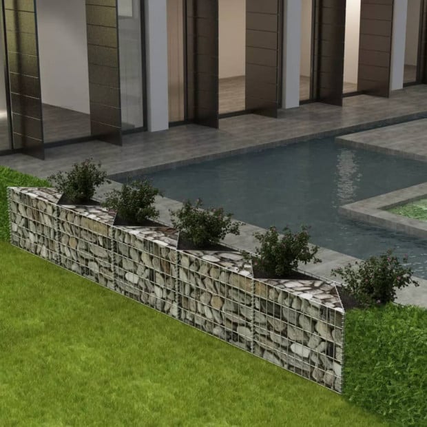 Gabion Basket/planter/raised Vegetable Bed Steel 300x30x50 Cm