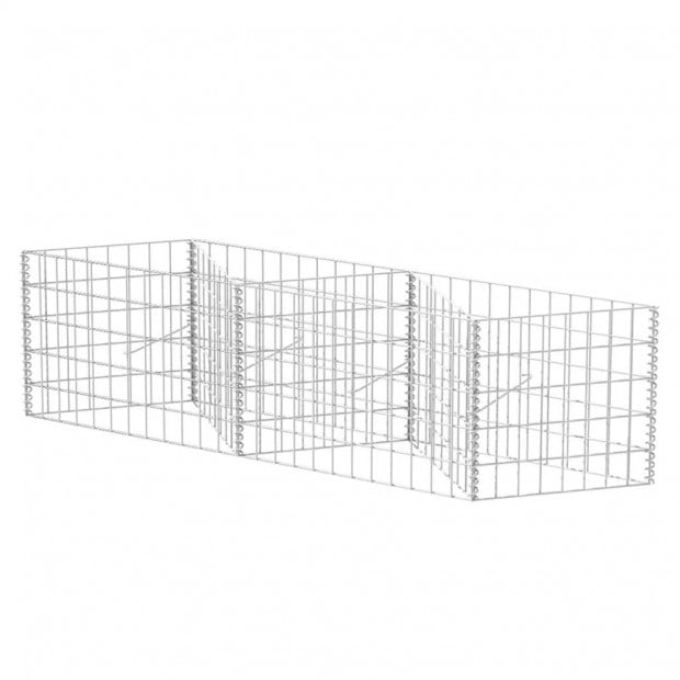 Gabion Basket/planter/raised Vegetable Bed Steel 120x30x50 Cm