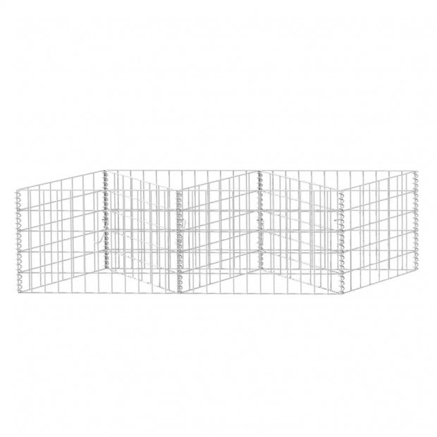 Gabion Basket/planter/raised Vegetable Bed Steel 120x30x50 Cm Image 4