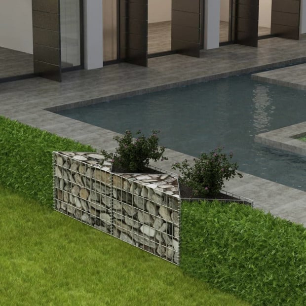 Gabion Basket/planter/raised Vegetable Bed Steel 120x30x50 Cm Image 2
