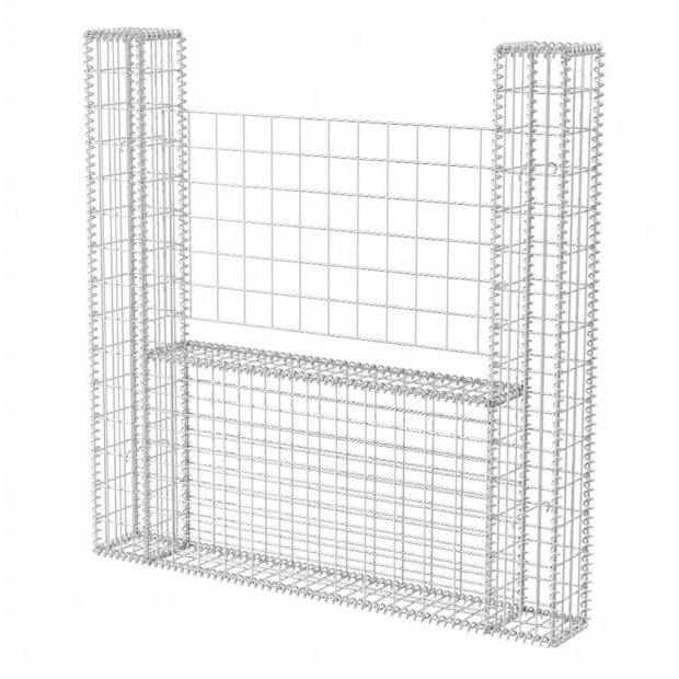 Gabion Basket U-shape Galvanised Steel 160x20x150 Cm Image 2